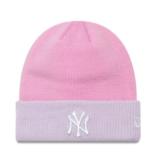 Czapka New Era Youth Colour Block 60565305 Różowy - Czapki dla dzieci - miniaturka - grafika 1