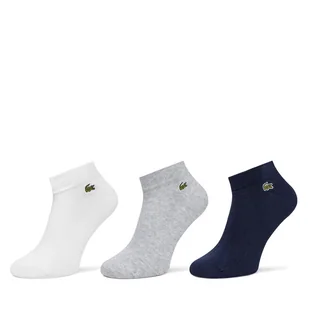 Zestaw 3 par niskich skarpet unisex Lacoste RA2917 Kolorowy - Skarpetki damskie - miniaturka - grafika 1