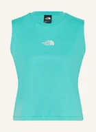 Koszulki i topy damskie - The North Face Tanktop Never Stop blau - miniaturka - grafika 1