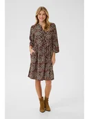 Sukienki - Cream Sukienka "Emmiy" w kolorze czarno-jasnobrązowym - miniaturka - grafika 1