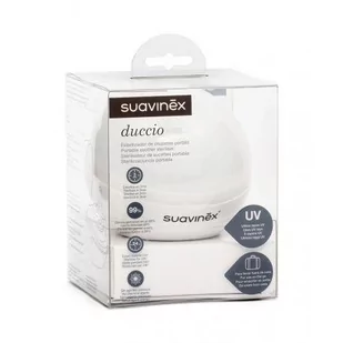 Suavinex Sterylizator smoczków UV Duccio biały - Podgrzewacze butelek i sterylizatory - miniaturka - grafika 1