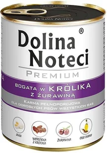 Dolina Noteci Premium Królik z żurawiną 24x800g - Mokra karma dla psów - miniaturka - grafika 3