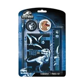 Przybory szkolne - zestaw przyborów szkolnych jurassic world 5 el. - miniaturka - grafika 1