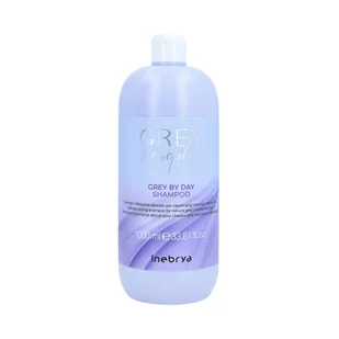 Inebrya, Greylosophy Grey By Day, Delikatnie Myjący Szampon Do Włosów Siwych I Rozjaśnianych, 1000ml - Szampony do włosów - miniaturka - grafika 1