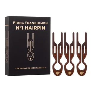 Fiona Franchimon Nº1 Hairpin spinka do włosów 3 szt dla kobiet Brown - Ozdoby do włosów - miniaturka - grafika 1