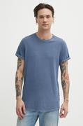 Koszulki męskie - G-Star Raw t-shirt bawełniany x Sofi Tukker męski kolor granatowy gładki - miniaturka - grafika 1