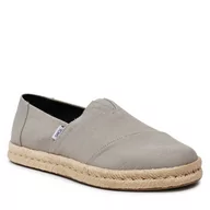 Espadryle męskie - Espadryle Toms TOMS-Alp Rope 2.0 10019866 Drizzle Grey - miniaturka - grafika 1