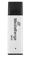 Pendrive - MediaRange MR1899 pamięć USB 16 GB USB Typu-A 3.2 Gen 1 (3.1 Gen 1) Czarny, Srebrny - miniaturka - grafika 1