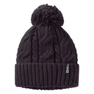 Czapki męskie - Czapka zimowa Jack Wolfskin POMPOM BEANIE midnight plum - ONE SIZE - miniaturka - grafika 1
