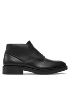 Botki męskie - Tommy Hilfiger Trzewiki Tl Lth Boot FM0FM05265 Czarny - miniaturka - grafika 1