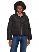 Kurtki damskie - Vero Moda Czarna Pikowana Kurtka z Zamkiem i Stójką S Jxa - VERO MODA - miniaturka - grafika 1