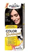 Farby do włosów i szampony koloryzujące - Schwarzkopf Palette Color Shampoo 133 Czerń - miniaturka - grafika 1