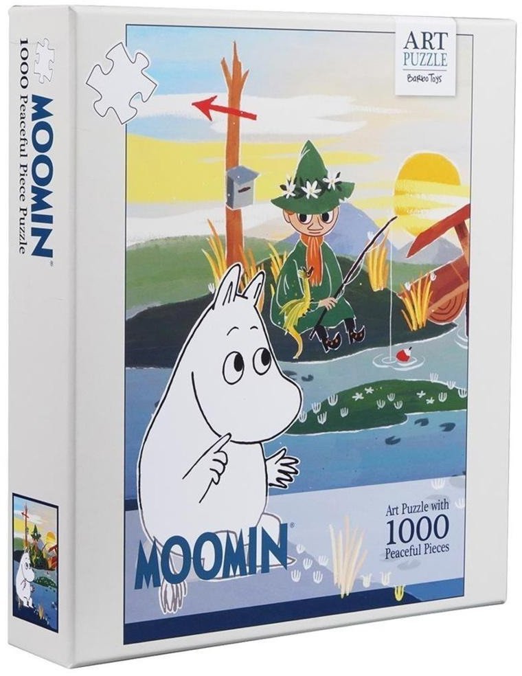 Puzzle 1000 Artystyczne Muminki Na Moście