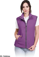 Odzież robocza - R.E.I.S. VHONEY-L - bezrękawnik damski z polaru, kołnierz ze stójką - fioletowy 2XL - miniaturka - grafika 1