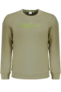 PEPE JEANS ZIELONA BLUZA MĘSKA BEZ ZAMKA - Bluzy męskie - miniaturka - grafika 1