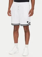 Spodenki damskie - Jack&Jones Szorty sportowe Karl 12277554 Biały Loose Fit - miniaturka - grafika 1