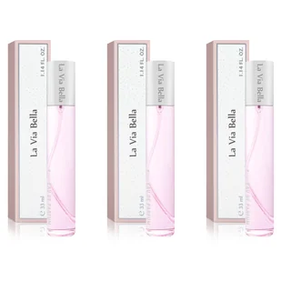 TEMU Perfumy damskie Zestaw 3x La Via Bella - Zestaw Perfumek idealnych do torebki - Długotrwały zapach i Niezwykła kompozycja - Zestawy perfum damskich - miniaturka - grafika 1