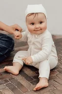 Czapeczki dla niemowląt - That's mine czapka bawełniana niemowlęca kolor biały z cienkiej dzianiny bawełniana - miniaturka - grafika 1