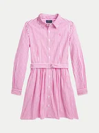 Sukienki i spódniczki dla dziewczynek - Polo Ralph Lauren Sukienka koszulowa 313934134001 Różowy Regular Fit - miniaturka - grafika 1