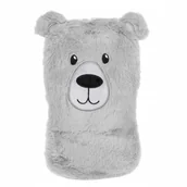 Termofory - Termofor Pluszak Maskotka W Polarze 1L Szary Miś - miniaturka - grafika 1