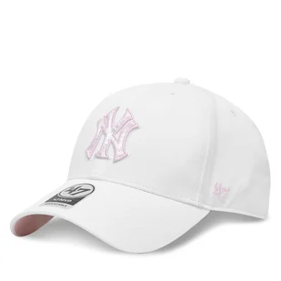 Czapka z daszkiem 47 Brand MLB New York Yankees In The Clouds ’47 MVP B-ITCMP17CTP Biały - Czapki damskie - miniaturka - grafika 1