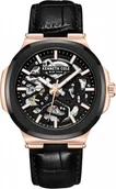 Zegarki męskie - Zegarek męski KENNETH COLE KCWGX0046204 czarny klasyczny skeleton - miniaturka - grafika 1