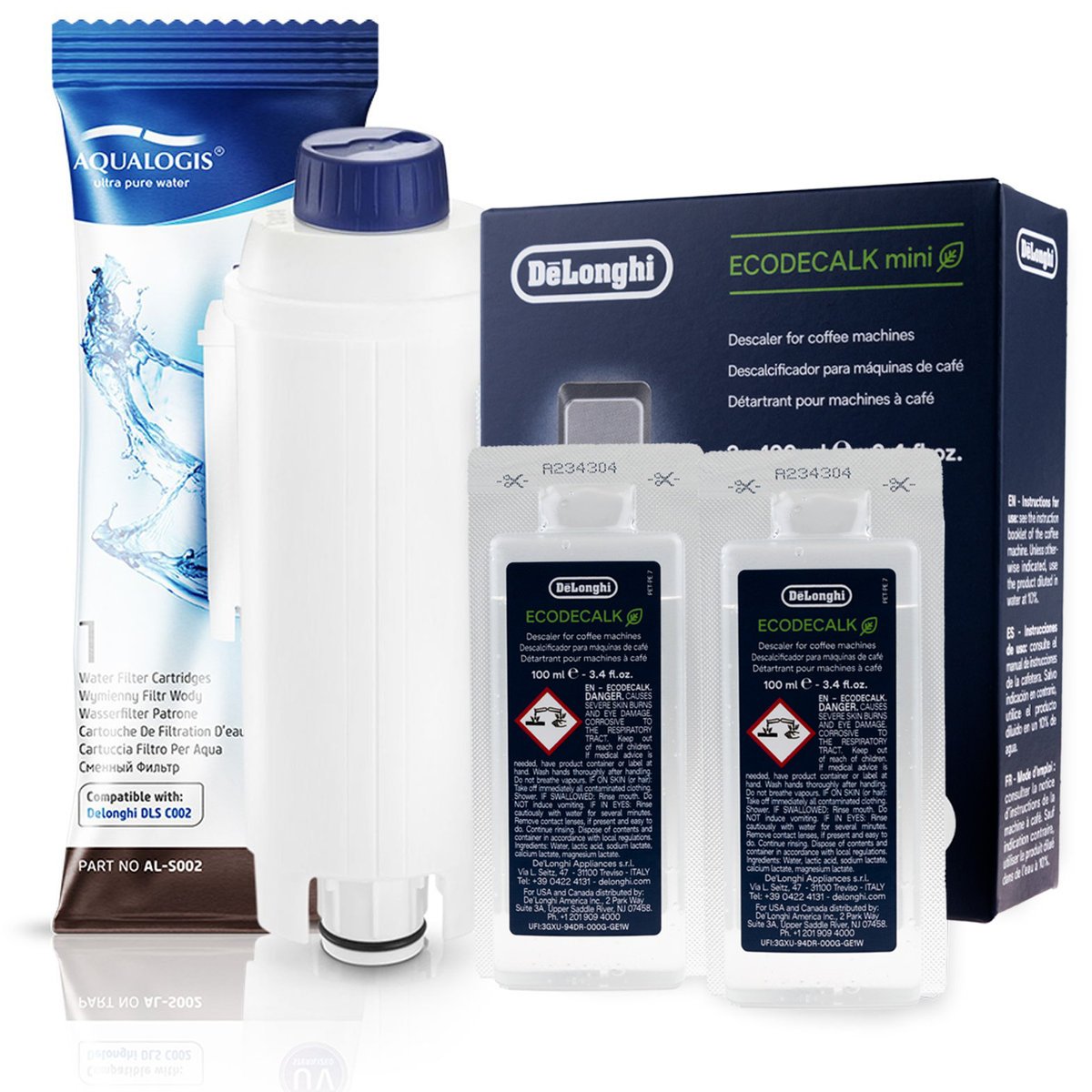 Zestaw Delonghi Aqualogis Al-S002, Delonghi Ecodecalk 5513296021 200Ml