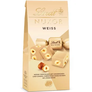 LINDT praliny Nuxor Weiss biała czekolada 103g 8 szt - Bombonierki i czekoladki - miniaturka - grafika 1
