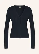 Swetry damskie - Boss Kardigan Friva blau - BOSS - miniaturka - grafika 1