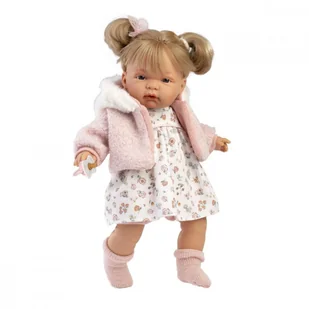 Lalka Joelle z miękkim brzuszkiem 38 cm Llorens - Lalki dla dziewczynek - miniaturka - grafika 1