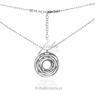 Naszyjniki - ankabizuteria.pl Naszyjnik srebrny KÓŁKO - miniaturka - grafika 1
