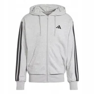 Bluzy męskie - ADIDAS BLUZA ESSENTIALS 3-STRIPES JE6338 R. S - miniaturka - grafika 1