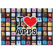 Koperty - Panta Plast Koperta A4 na napę z nadrukiem Apps - miniaturka - grafika 1