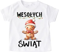 Koszulki dla dziewczynek - Koszulka na mikołajki dla dziecka mug15 - miniaturka - grafika 1