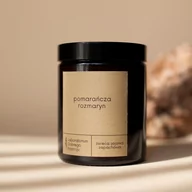 Świece - Laboratorium Dobrego Nastroju, Świeca Sojowa: Pomarańcza-Rozmaryn, 180 ml - miniaturka - grafika 1