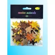 Zabawki kreatywne - Gwiazdki z pianki brokatowej kolorowe 60 szt. - miniaturka - grafika 1