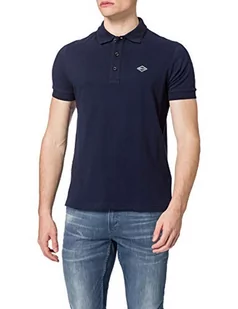 Replay Męska koszulka polo, 186 Blue, 3XL - Koszulki męskie - miniaturka - grafika 1