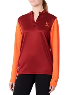 hummel Hmlongrid 1/2 Zip Poly Sweat Wo bluza damska - Bluzy damskie - miniaturka - grafika 1