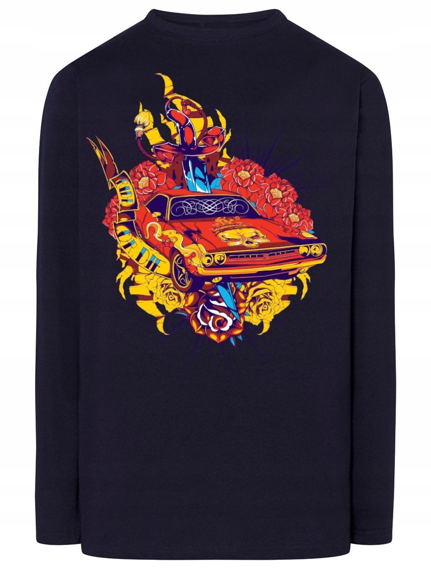 Longsleeve męski nadruk Ride or Die Rozm.XS