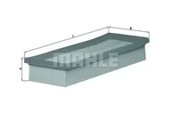 Filtry powietrza - Filtr powietrza Mahle LX 1601 - miniaturka - grafika 1