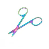 Akcesoria do paznokci - Profesjonalne nożyczki kosmetyczne - metaliczne - miniaturka - grafika 1