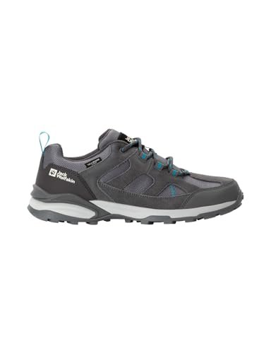 Jack Wolfskin Trail Hiker Texapore Low W damskie buty trekkingowe, Tarmac Grey/Light Blue, rozm. 40 EU, Tarmac Grey Light Blue, 40 EU