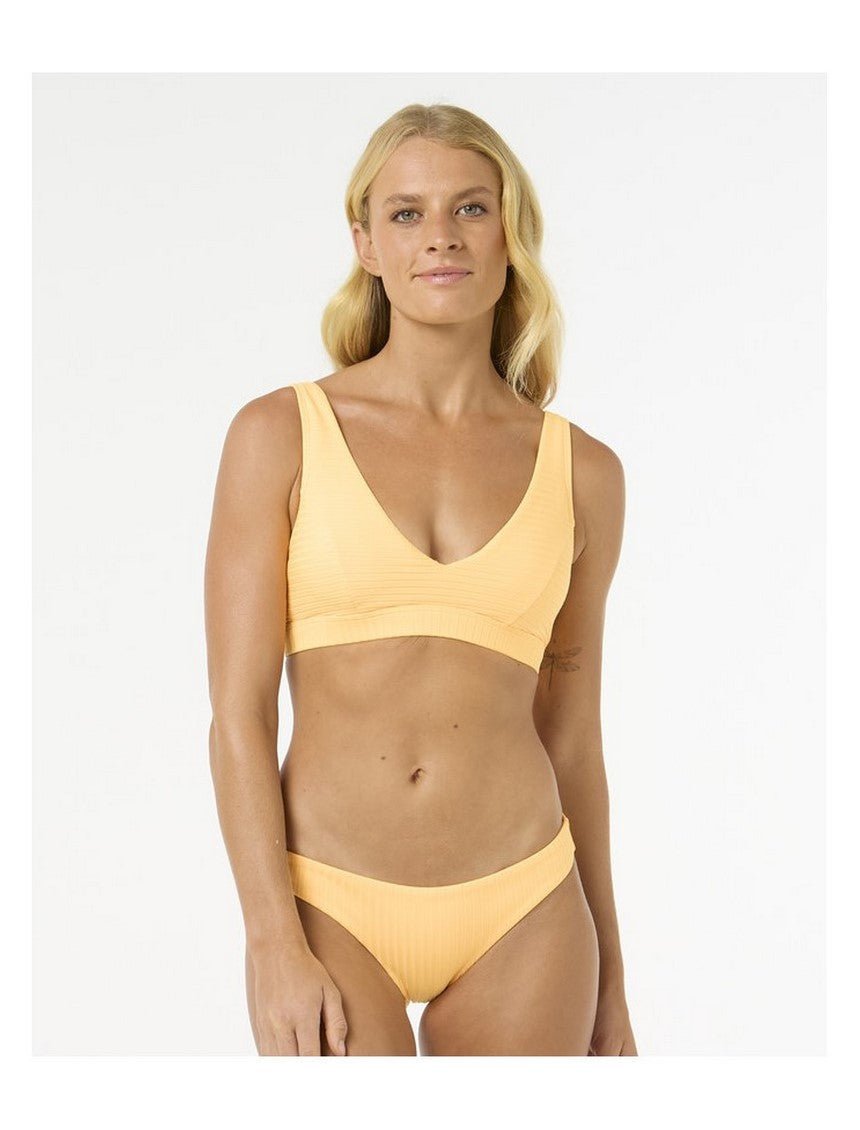 Stanik kąpielowy RIP CURL Premium Surf D-Dd Deep V turkusowy XL