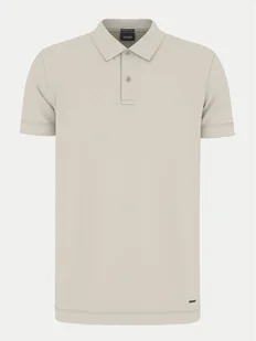 JOOP! Polo 10018924 30044673 Beżowy Regular Fit - Koszulki męskie - miniaturka - grafika 1