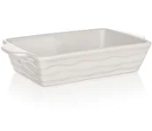 Naczynia żaroodporne - Misa Do Zapiekania 30X17Cm White - miniaturka - grafika 1