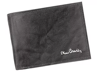 Pierre Cardin, Portfel skórzany męski, Fossil, Tilak12 325, popiel, ochrona RFID - Portfele - miniaturka - grafika 1