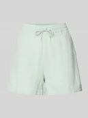 Spodenki damskie - Szorty o kroju regular fit z czystej bawełny - miniaturka - grafika 1