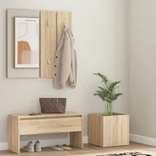 Meble do przedpokoju - Lumarko Zestaw mebli do przedpokoju, dąb sonoma - miniaturka - grafika 1