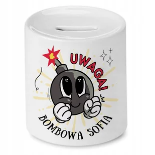 Skarbonka Dla Sofii na Urodziny na Prezent z Nadrukiem ze Zdjęciem + Opakowanie na prezent (wzór 03) - Skarbonki - miniaturka - grafika 1