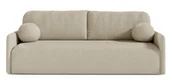 Sofy i kanapy - Kanapa trzyosobowa GLOV w tkaninie boucle - beżowa - miniaturka - grafika 1